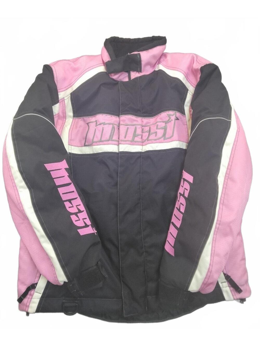 Mossi Snowmobile Jacket Womens Pink Black Insulated Winter Sports Coat